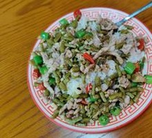 Sour Pickled Beans Rice Bowl