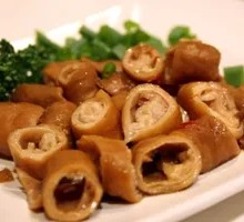 Green Pepper Intestine Rice Bowl