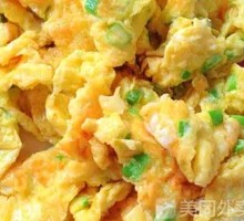 Scrambled Eggs with Green Onions