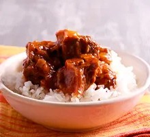 Sauce-Flavored Spare Ribs Rice