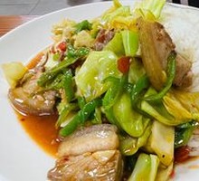 Sichuan-style Twice-Cooked Pork Rice Bowl