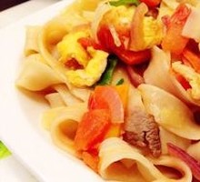 Stir-Fried Knife-Cut Noodles