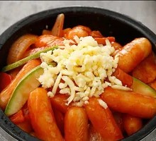 Stone Pot Cheese Rice Cake