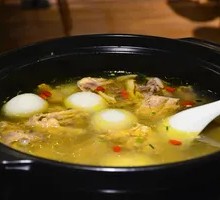 Braised Chicken with Rice Dumplings