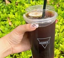 Peach Oolong Iced Americano