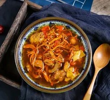 Braised Golden Needle Mushrooms