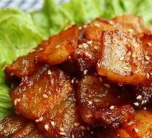 Grilled Spicy Sauce Pork Belly