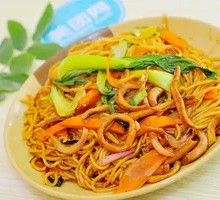 Iron Plate Egg and Beef Noodles