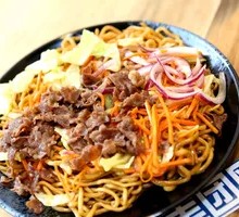 Iron Plate Beef Tripe Stir-Fried Noodles