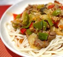 Fried Meat Noodles