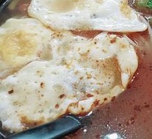 Egg Noodles with Fried Egg