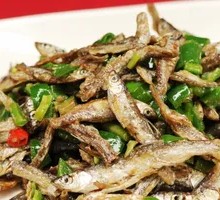 Green Pepper Fried Fish Rice