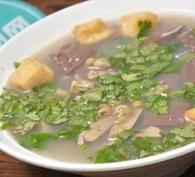 Duck Blood and Vermicelli Soup