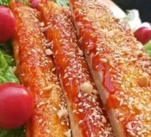 Spicy Crispy Rice Cake
