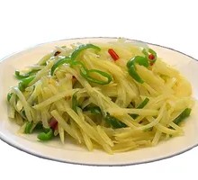 青椒土豆丝盖浇面