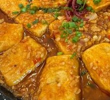 Garlic Ham Braised Tofu
