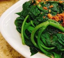 Blanched Sweet Potato Leaves