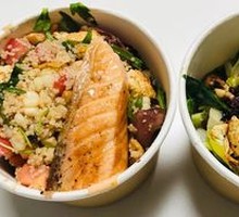 Grilled Salmon with Couscous