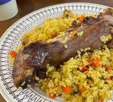 Lamb Leg Hand-Rice