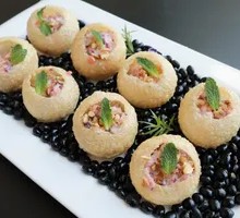 Nutty Purple Sweet Potato Salad Balls