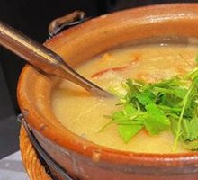 Signature Shrimp and Crab Clay Pot Rice Porridge