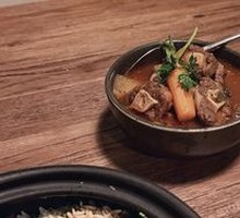 Porcini Mushroom Braised Meat Rice