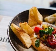 Mapo Tofu with Hummus