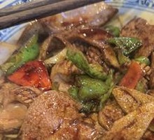 Stir-fried Pig Intestines and Eel Noodles