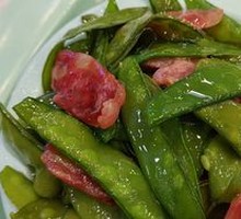 Snow Pea and Sausage Stir-fry
