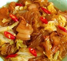 Braised Pork with Cabbage and Vermicelli