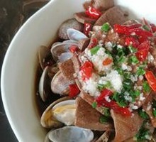 Clam and Pig Liver Stir-fry