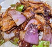 Sauce-Braised Pork Liver Rice