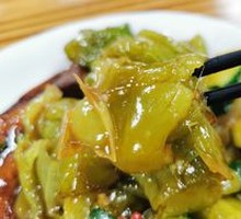 Braised Green Pepper with Tiger Stripes