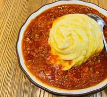 Italian Meat Sauce Omelette Rice