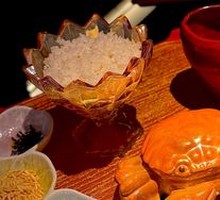 Crab Roe Rice Soup