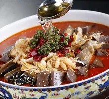 Spicy Dan Dan Noodles with Blood Sausage