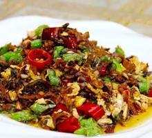 Xiangxi Grandmother's Pickled Vegetable Stir-Fried with Eggs