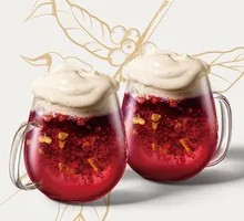 Rose-flavored Grape Chia Seed Tea Cloud