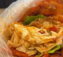 Large Pork Tenderloin Pancake