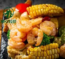 Grilled Shrimp with Seasonal Vegetables