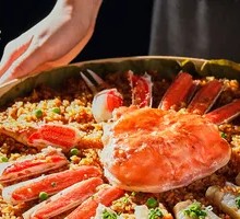Steamed Snow Crab with Glutinous Rice
