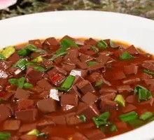 Garlic Duck Blood