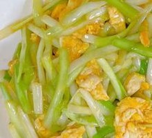 Scallion omelette
