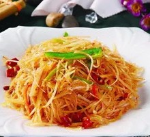 Spicy and Sour Potato Noodles