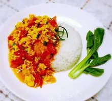 Tomato and Egg Fried Rice