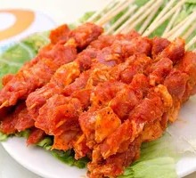 Sesame Meat Skewers