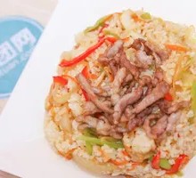 Egg and Pork Stir-Fried Rice