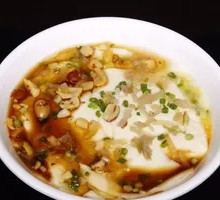 Salty Tofu Pudding with Chili