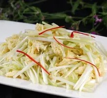 Scallion omelette