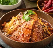 Spicy Beef and Ox Tripe in Chili Sauce